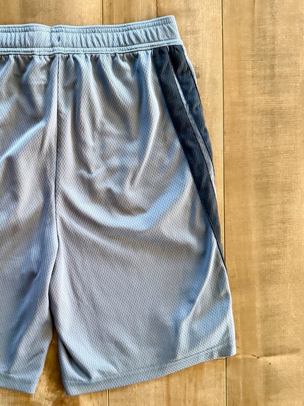All In Motion Active Blue Drawstring Training Shorts with Pockets - Picture 9 of 11